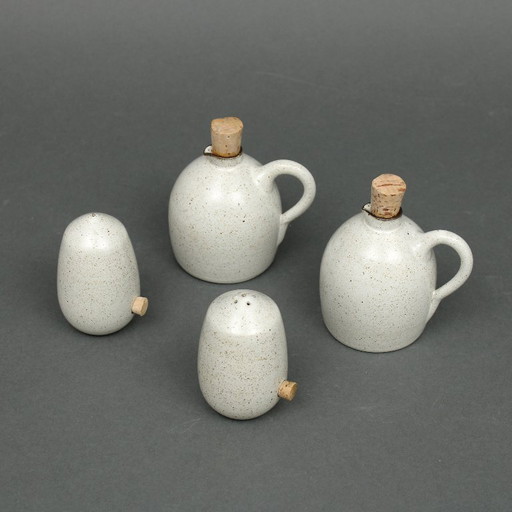 Zaalberg Holland - olie en azijn, peper en zout - Handgevormde aardewerk - Meindert Zaalberg (1907-1989) - model, Vreugde 