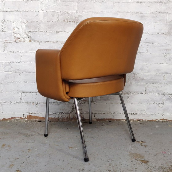 Image 1 of Deauville leren fauteuils van Marc en Pierre Simon voor Airborne, 1960