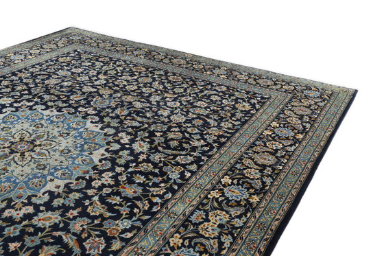 Image 1 of Alfombra persa Kashan, firmada, 4,20 x 3,10 cm, alfombra oriental, fina, nº 24625