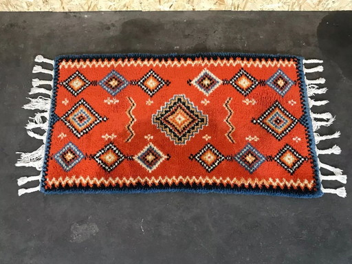 60s 70s runner Carpet Rug Space Age Flower Power Design 60s 70s
