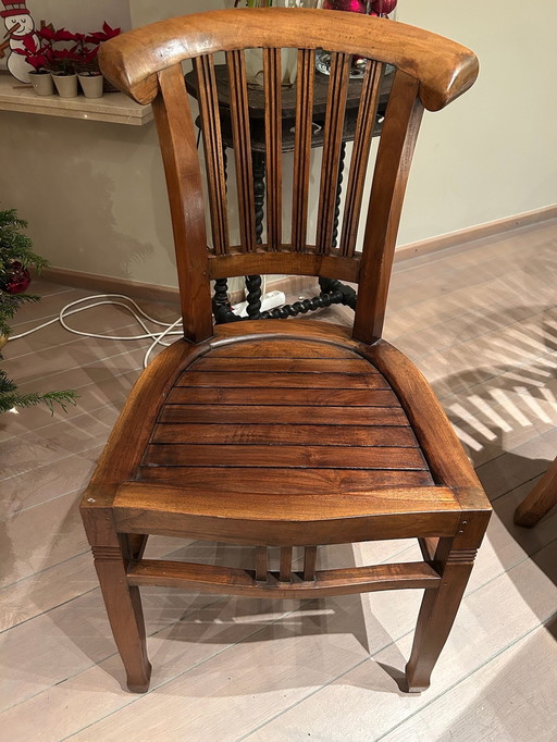 6x Teak Chairs in Fine Condition