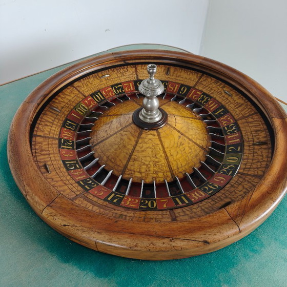 Image 1 of Tavolo da roulette antico della Mason & Co. – Denver, Colorado, inizio XX secolo