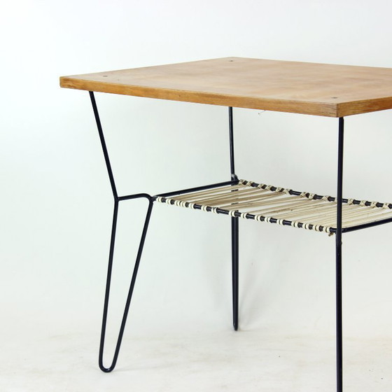Image 1 of Couchtisch mit Metallgestell, Tschechoslowakei, 1960er Jahre