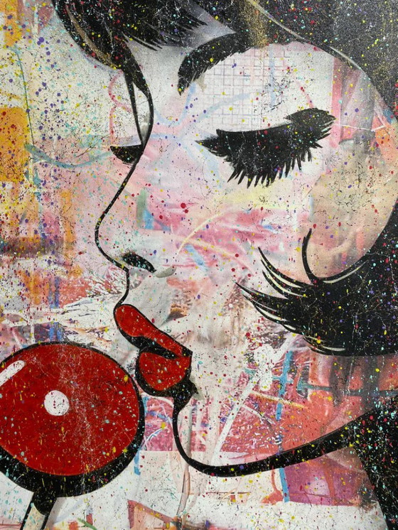 Image 1 of GONGAS - Her Lollipop - Framed artist's lithograph