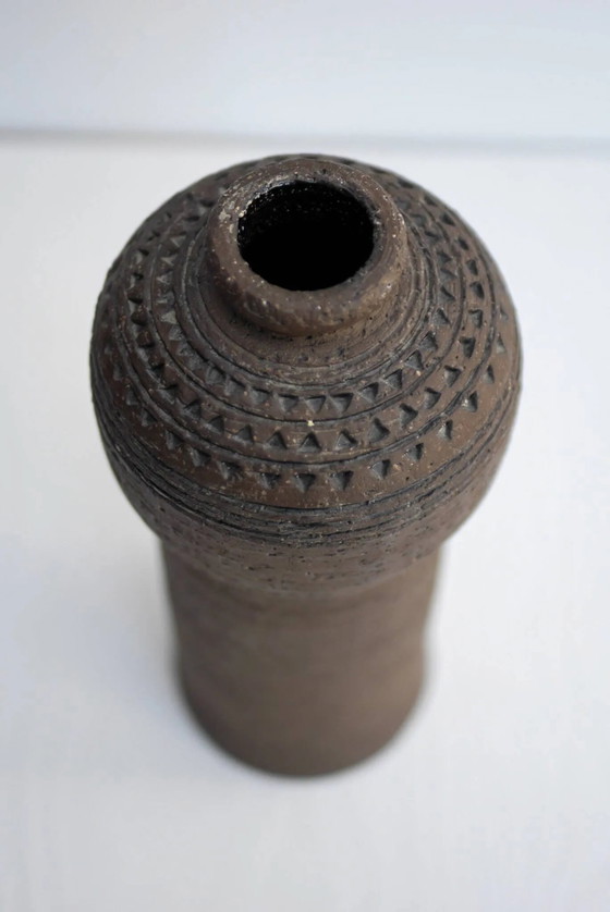 Image 1 of Modernist, earthenware ceramic vase by Inger Persson for Rörstrand, Sweden