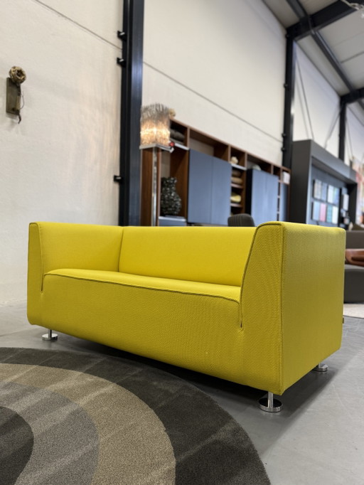 Gelderland 4800 2-Sitzer Sofa Kust gelber Stoff