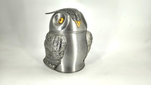 Owl shaped ice bucket Made In Italy 1960s