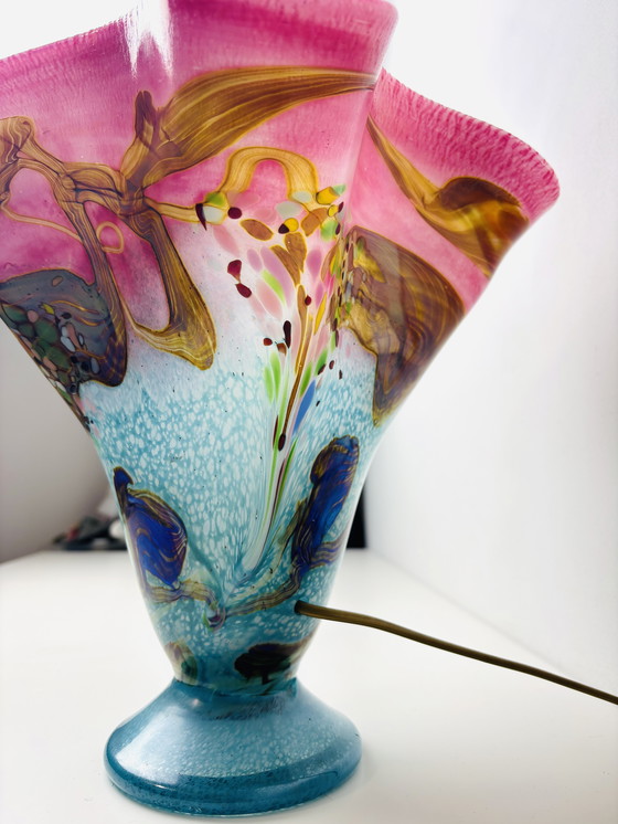 Image 1 of Design Murano style blown table lamp