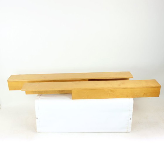 Image 1 of Floating Shelf In Birch By Up Zavody, Czechoslovakia 1986