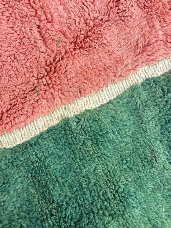 Image 1 of Alfombra marroquí Mrirt colorida, hecha a mano en lana, 200x300 cm.