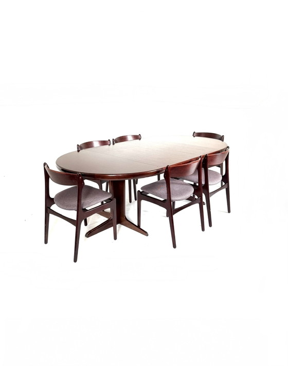 Vintage Extendable Danish Dining Table, VV Møbler ‘60 – Wood (photo 13 of 14)