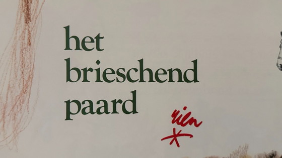 Book Het Brieschend Paard by Rien Poortvliet from 1978, Coffee table books, Paper, Brown (photo 3 of 15)