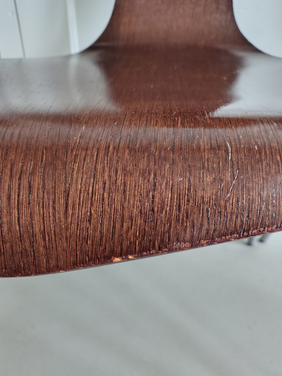 Image 1 of 4x vintage playwood eetkamerstoelen 