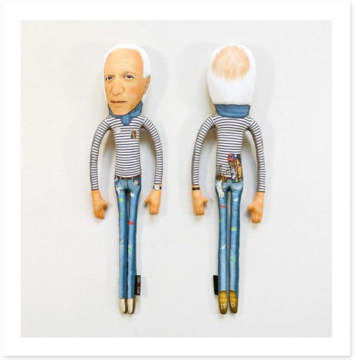 Pablo Picasso Art Doll Collectible | Picasso Gift for Art Lovers | Pablo Picasso Decor | Modern Art Office Decor