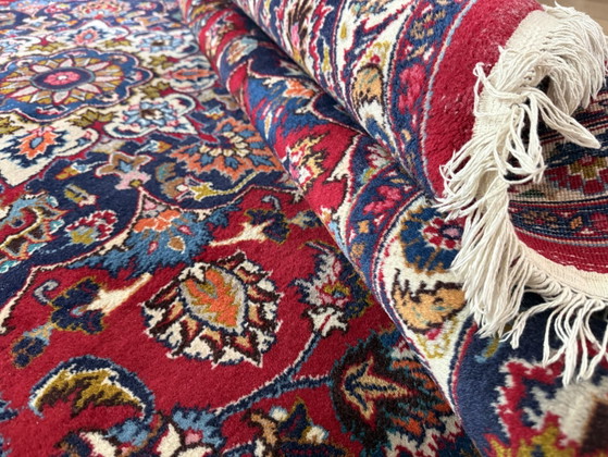 Groot Handgeknoopt Perzisch Mashad Tapijt 300 × 290 Cm – Meshad, Vloerkleden en tapijten, Wool (photo 3 of 15)
