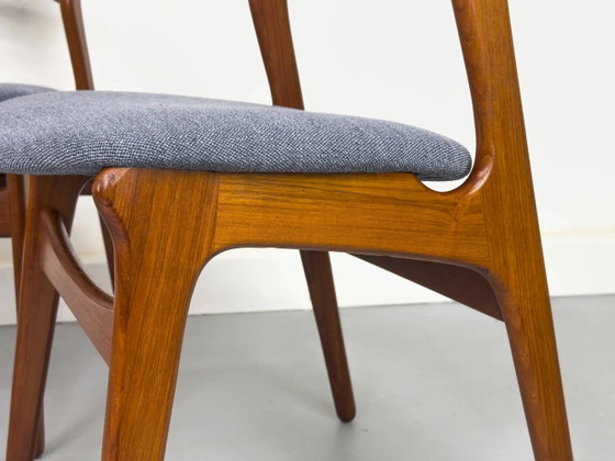 6 Deense Teak Eetkamerstoelen van Erik Buch voor Chr. Christensens, jaren 60 – Mid Century Modern (photo 6 of 24)