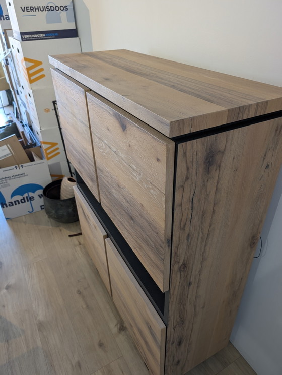 Xooon highboard with lighting – High Boards, Glass, Wood (photo 4 of 5)