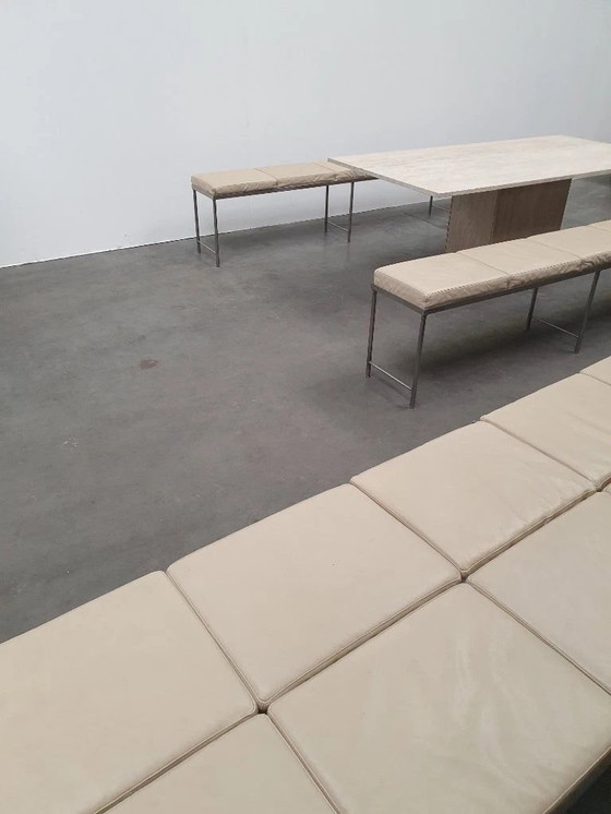 Image 1 of Design XL sofa daybed lounge stainless steel minimalist