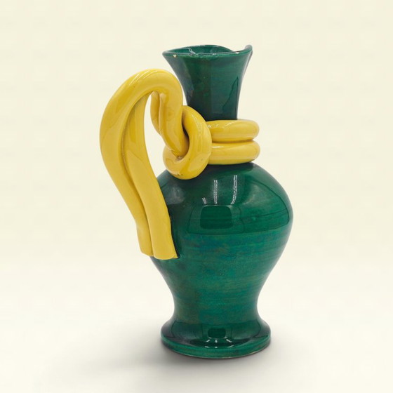 Ceramic Pitcher Vase from the 40s dlg Georges Jouve – Céramique Française (photo 4 of 7)