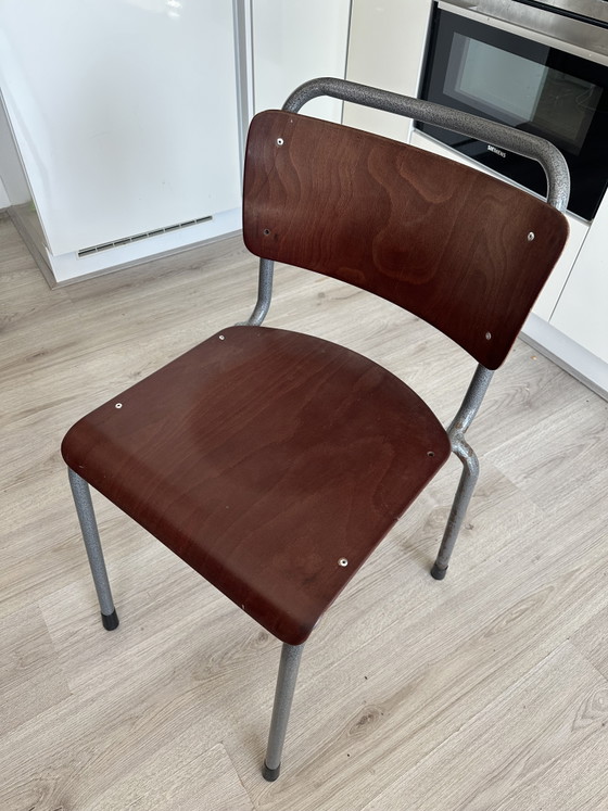 Image 1 of 3x TU Gispen Delft stoelen