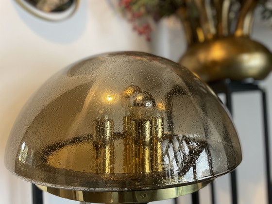 Image 1 of Schitterende Limburg grootste glazen plafondlamp type 2990