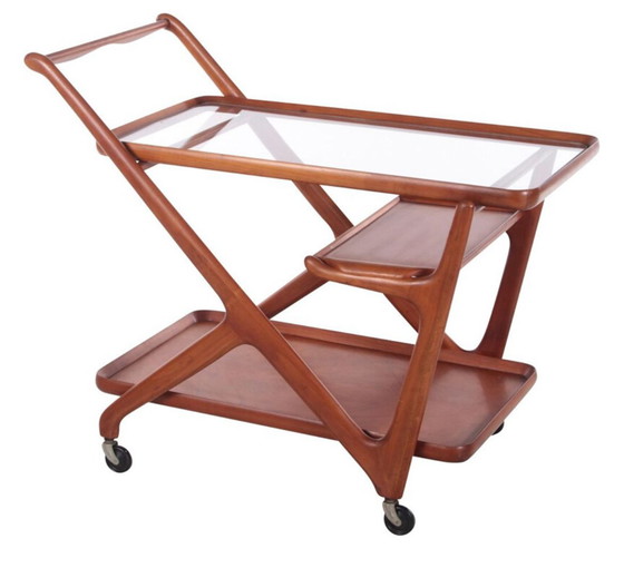 Image 1 of Tea Trolley Mid - Century /Serving Trolley De Ster Geldermalsen