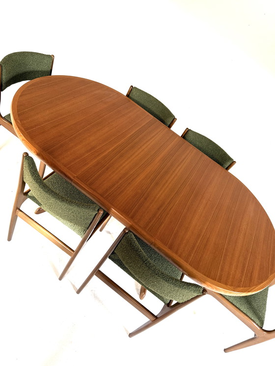 Image 1 of Vintage extendable teak dining table, Denmark 1960s