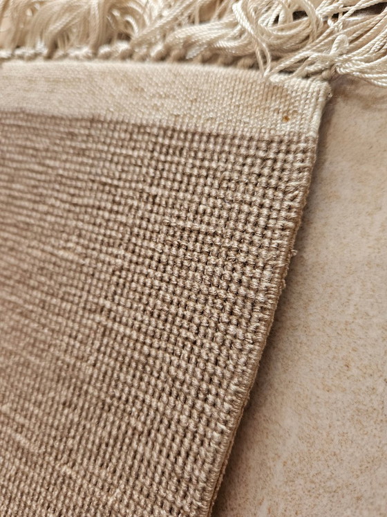 Handgeknoopt zijden vloerkleed met kraanvogelmotief, China, jaren 50 – Vloerkleden en tapijten, Silk (photo 11 of 18)