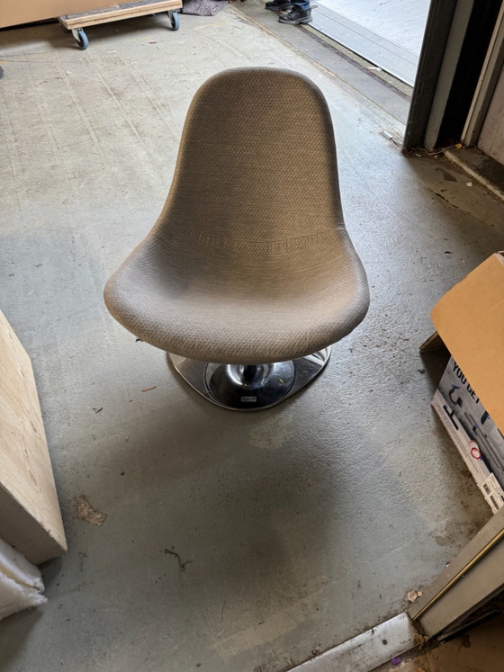 Poltrona IKEA Tirup 1990 professionalmente rivestita. – Sedie girevoli, Metallo (photo 5 of 5)