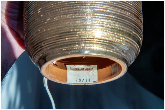 Image 1 of Pagina 1 di 9 Lampada italiana, 1960, ceramica attribuita ad Aldo Lonsi per Bitossi