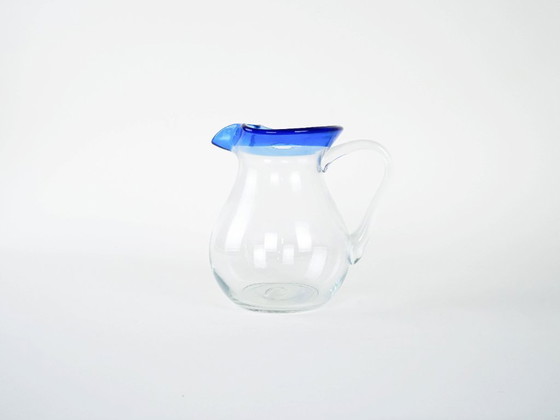 Image 1 of Carafe en verre, design italien, années 1970, fabriquée en Italie