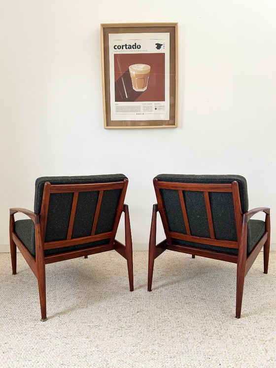 Image 1 of Pair of Kai Kristiansen Paperknife armchairs, 1950s