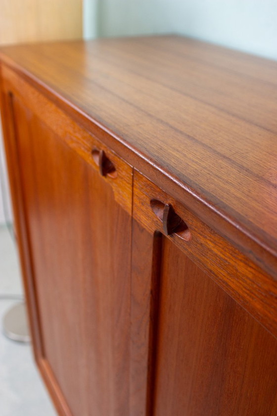 Image 1 of Vintage teak cabinet, highboard, chest of drawers, sideboard, HW Klein Danish