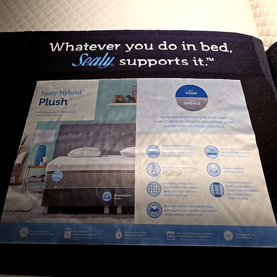 Image 1 of Sealy Hybrid Plush box spring - 180x200