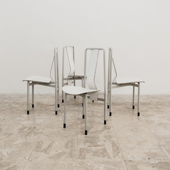 Image 1 of Achille Castiglioni Zanotta Set of 4 Irma Chairs, 1980s