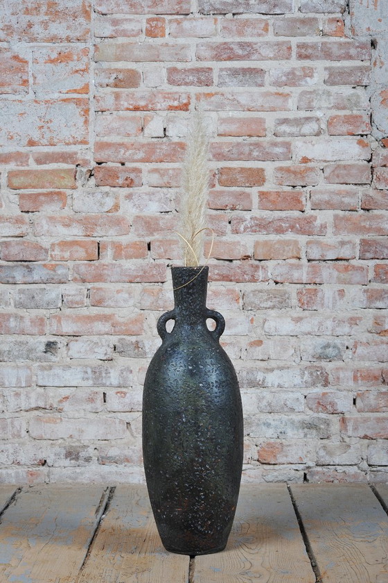Original Art Deco Vase, Ceramics, Well-Preserved Condition, Czech, 1920s (photo 7 of 9)