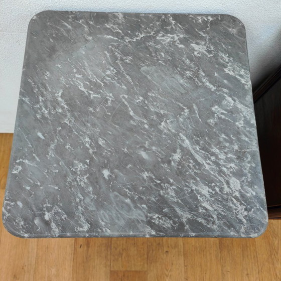 Image 1 of Vintage antique bedside tables with marble top