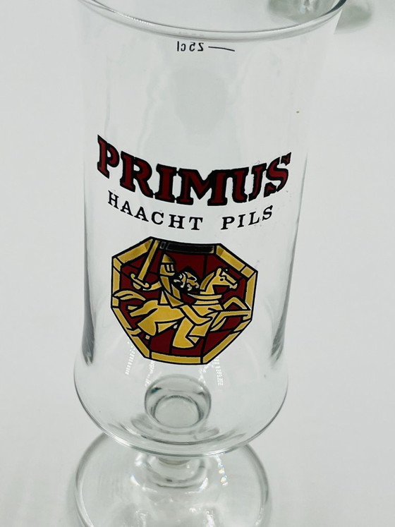 Lotto di 6 bicchieri da collezione Primus Haacht Pils, Bicchieri e caraffe, Vetro, Trasparente (foto 4 di 8)