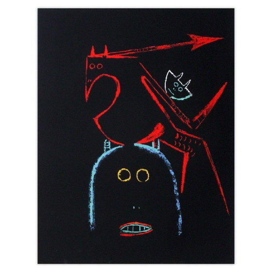 Image 1 of Serigrafía del Comité Wifredo LAM Francia-América Latina, 1973