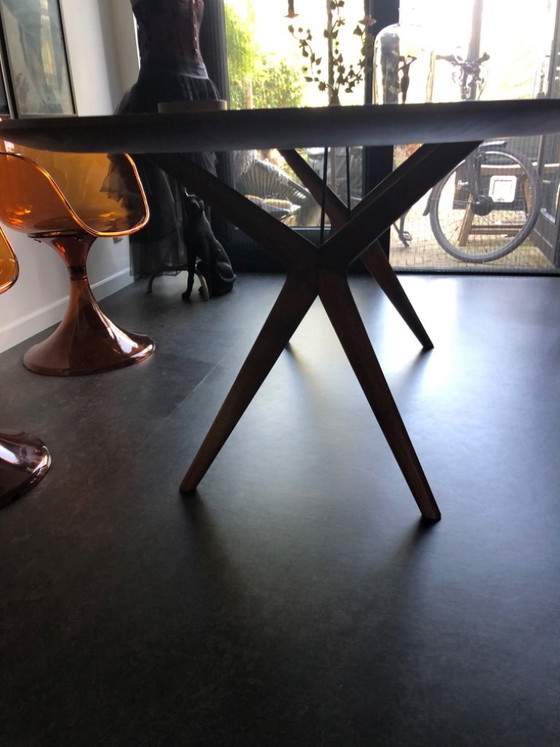 Image 1 of Designer dining table Lakri and bench Latus
