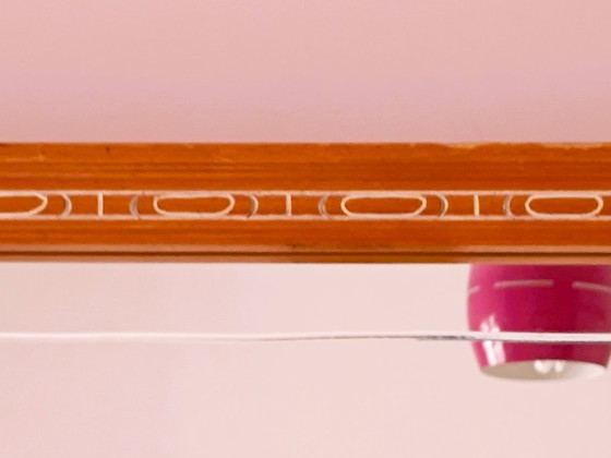 Image 1 of Wall mirror with beveled glass and solid wood frame