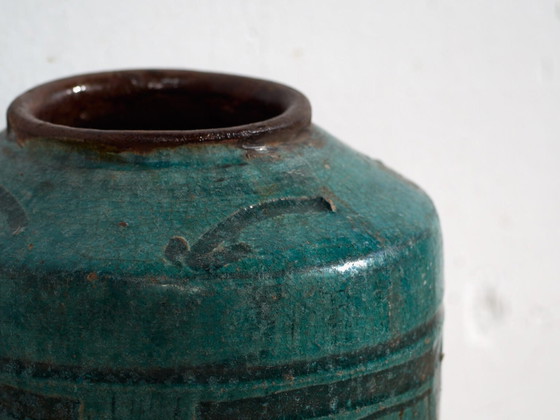 Smaragdgroene antieke vaas (ca. 1820) #40 – Vazen, Ceramic (photo 20 of 40)
