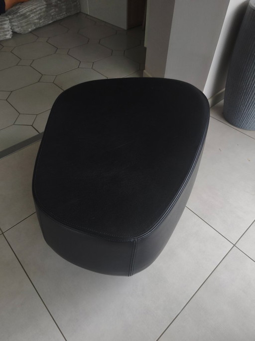 Moroso Fjord Leather Pouf – hockers en poefs