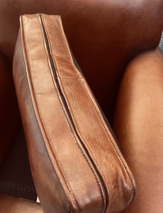 Muylaert Fauteuil, Cuir, Marron (photo 8 sur 9)