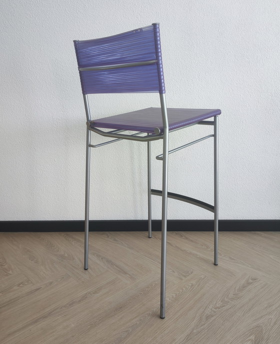 Image 1 of 2x Bonacina Miss B stools - design Tito Agnoli