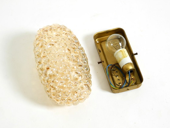 Image 1 of Beautiful original Mid Century Modern glass bubble wall lamp