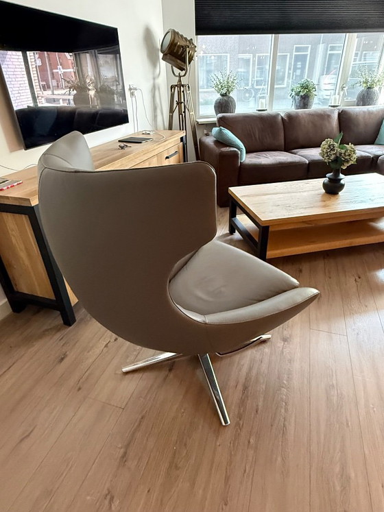 Leolux Caruzzo Plus, seulement 4 mois. Vendu suite à un déménagement. – Fauteuils, Leather, Aluminium (photo 11 of 12)