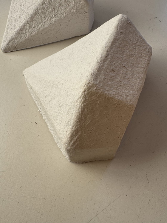 Vintage Habitat Diamond Shape Papier-Mâché Wall Sconces – Wall lights, Paper (photo 14 of 15)