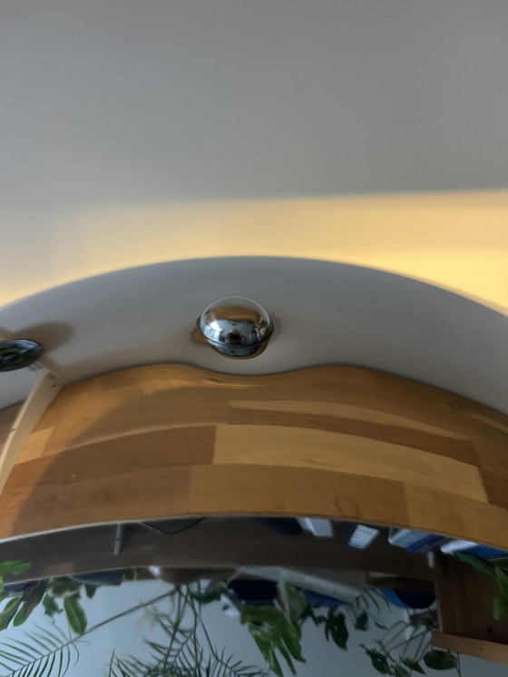 Image 1 of Lámpara de mesa Ikea BARAD Mushroom – Cromada – Años 70 – Inspirada en Robert Sonneman