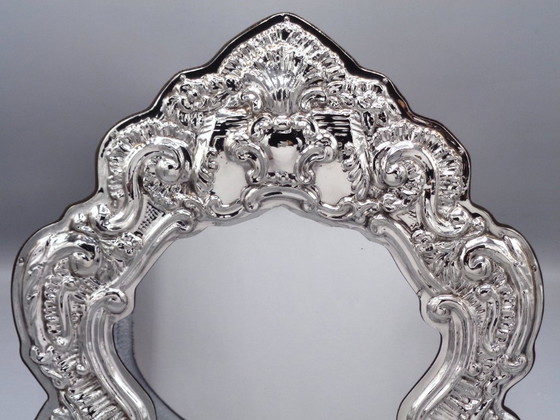 Image 1 of "Cartagloria" lijst/spiegel van 925 zilver, 30x30 cm